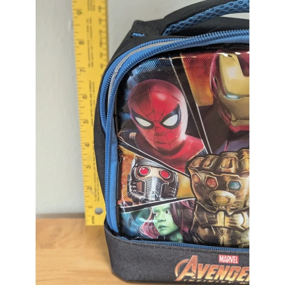 Avengers Infinity War Gauntlet LED Lunch Bag Rare IronMan spiderman hulk Blue